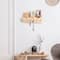 NEX™ Brown Wall Mounted Mail Holder & Organizer with 6 Key Hooks